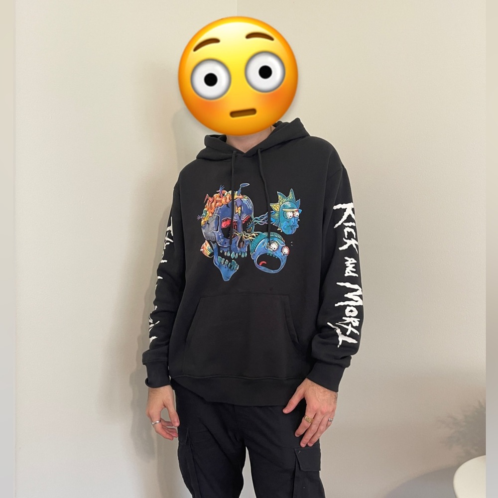 Rick and Morty XL black hoodie